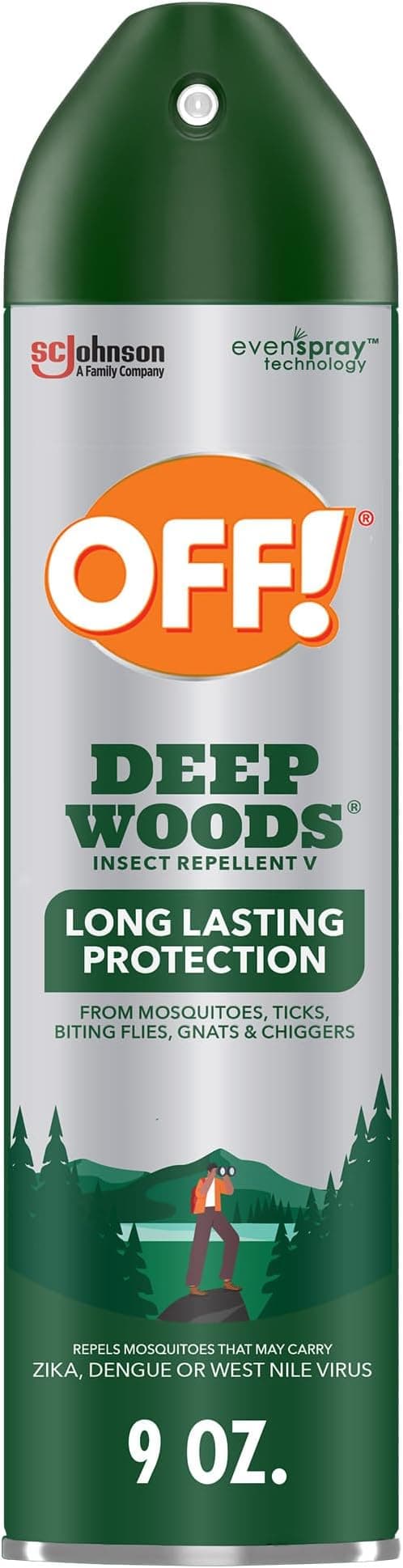 Picture of OFF! Deep Woods Insect Repellent V Spray, 9oz, 2ct